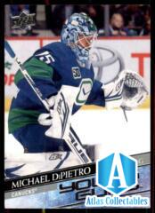2020-21 UD Series 1 Base Young Guns #206 Michael DiPietro RC - Vancouver